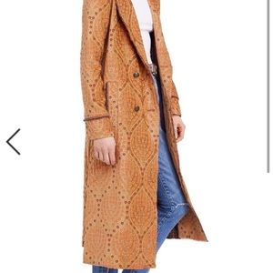 Free people long jacquard jacket
